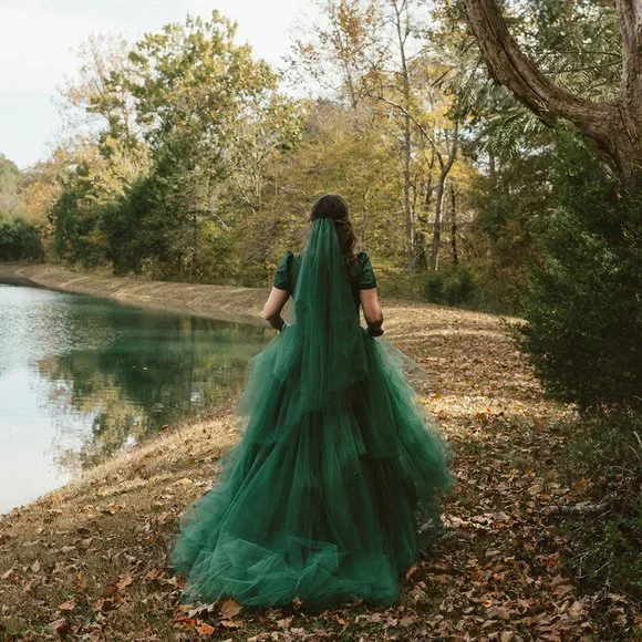 Elizabeth Dye | Custom Wildfire Wedding Gown - Picture 3 of 11